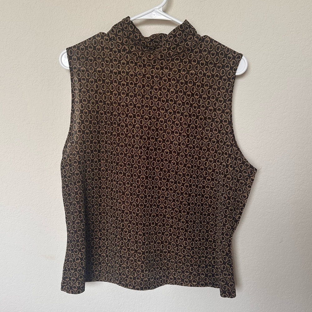 Vintage Sleeveless Patterned top